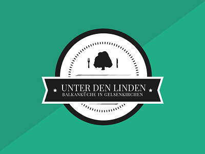 Unter den Linden - Logo for a local restaurant design graphicdesign logo restaurant webdesign