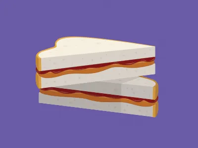 Peanut Butter Month drawing food graphic icon illustration november peanut butter peanut butter month sandwich vector