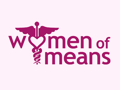 Women of Means Logo graphic design logo