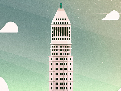 Tall architect building cincinnati illustration ohio texture