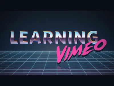 Learning Vimeo 80s chrome type vimeo
