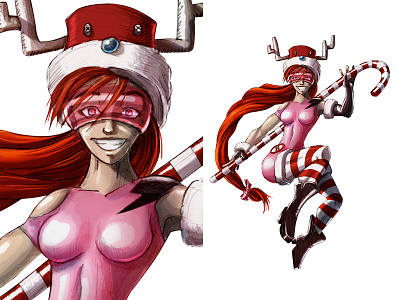 Speed Girl comics conceptart heroesrestaurant speedgirl xmas