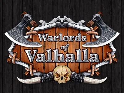 Warlords game illustration logo viking