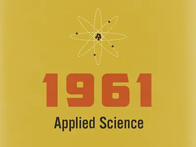 A Sciencey Thing 60s color icon illustration learning logo mid century retro science shape typography vintage