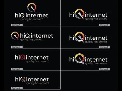 HiQ Internet Logo Help internet logo q speedometer