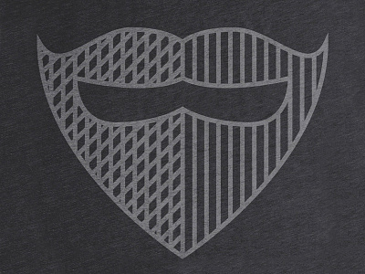 Beard Shirt beard cotton bureau line art movember mustache shirt vector