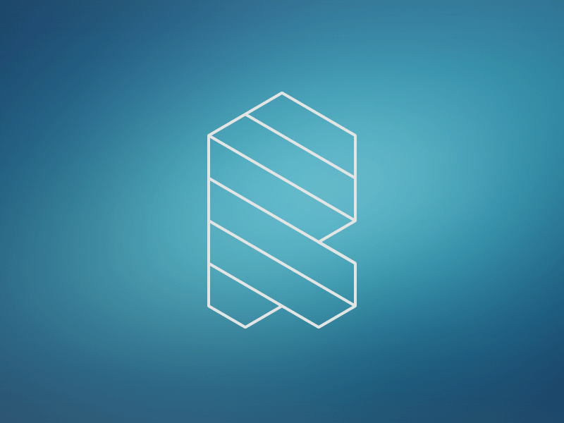 Conditional logo study conditional gif grid identity isometric line logo