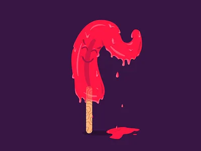 Lustfull ice cream design dribbble ice cream illustration lustfull vector