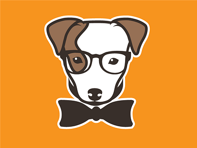 Hippie Hounds Mut bowtie dog hippie hounds mut playoff pup rebound vector