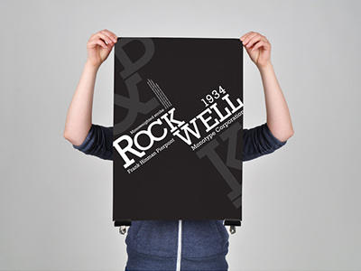 ROCKWELL SPECIMEN SHEET fold font mail out poster sheet specimen type typography