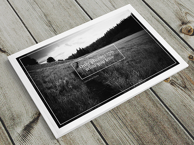 Sneak peek - brochure #3 album brochure clean flat indesign minimal minimalist photo photography portfolio print sneak peek