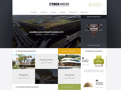 Architecture concept architecture concept grid ui webdesign