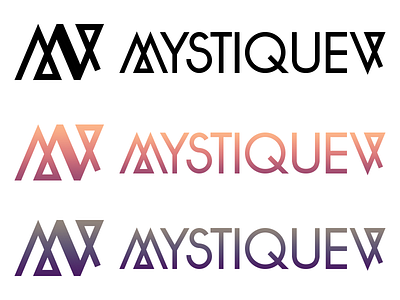 Mystique V logotype font identity logo logotype simple type typography