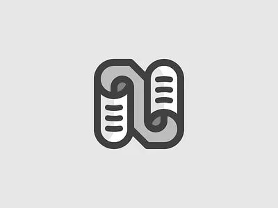 N For News brand identity creative dan fleming design illustration logo monogram news newspaper