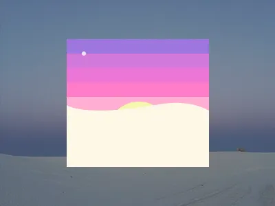 Desert colors random sketch