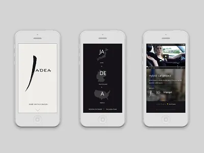 Jadea Mobile | Jadea | Minimalism, Precision & Adaptive adaptive berlin germany japan minimalism newyork nyc one pager precision responsive