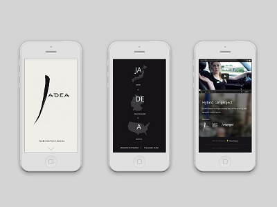 Jadea Mobile | Jadea | Minimalism, Precision & Adaptive adaptive berlin germany japan minimalism newyork nyc one pager precision responsive