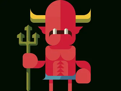 kikagiga Demon flat geometry kawaii kikagiga nemury patchworkapp