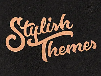 Logotype branding classy hand lettering identity lettering logo logotype stylish theme type typography