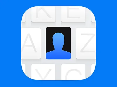 KeyContact Icon app contact extension icon ios ipad keyboard keys