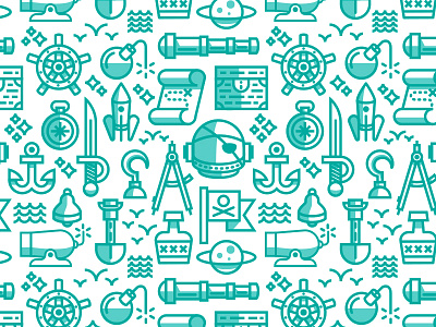 Space Pirate Pattern flag helmet icon pattern pirate rum space