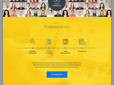 Section Update design landing page photoshop ui ux web