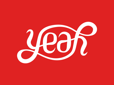 Ambigram Logotype ambigram branding calligraphy inspiration logo type typography yeah