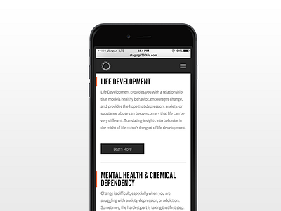 i360 - Responsive branding eden creative home iphone logo navigation responsive typography web