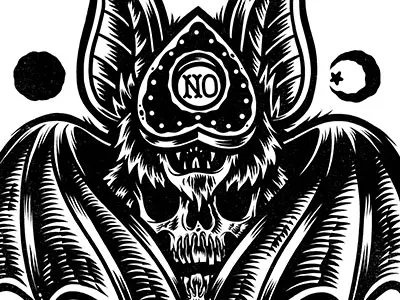 Drawlloween - Bat bat drawlloween kevin luong ouija planchette