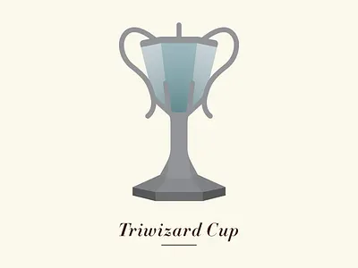 Harry Potter Triwizard Cup Illustration blue board game gradient harry potter hogwarts illustration illustrator triwizard cup vector