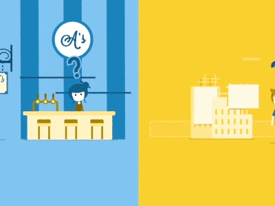 Adbee - Anna & Peter adbee ae after effects ai animation gif illustration illustrator motion graphic