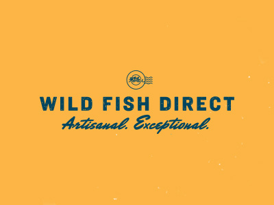 WFD Secondary branding distribution fish postage shipping stamp waves