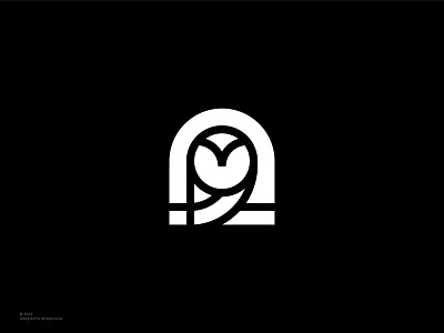 Owl Knight Logo animal bird branding logo minimal owl