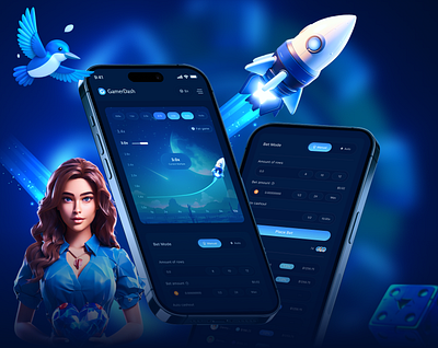 Crash Game - Casino App app casino app ui bet betting casino casino app crash crash game crypto casino gambling game game interface igaming live casino mobile app mobile casino mobile game online casino online crash web casino