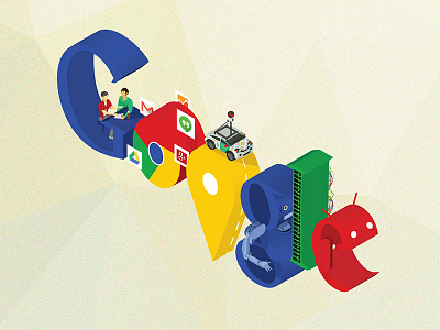 Google Doodle about Google doodle flat google graphic illustratedtype illustration search technology vector