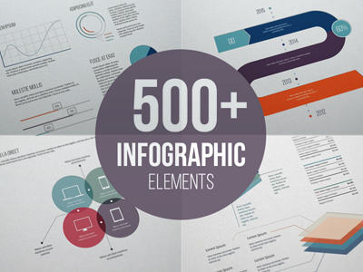 Flat Free Infographic Elements area chart bar chart chart column chart download free freebie infographic line chart pie chart table