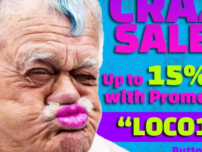 Button Sale buttons graphic design sales flyer webdesign