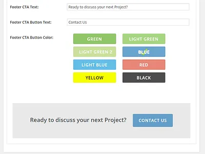 Wordpress Admin Custom Metabox for a CTA w/ Live Preview css css3 html javascript ui ux wordpress