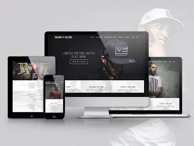 Bound By Blood Website bound by blood brand clothing lifestyle web design website