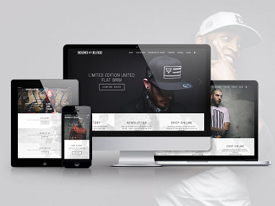 Bound By Blood Website bound by blood brand clothing lifestyle web design website