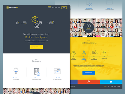 Landing Page re-design // Final Look & Feel design landing page photoshop ui ux web