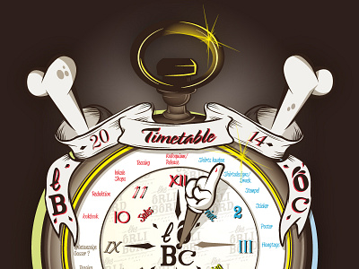 Time is ticking bones illustration pocket watch t shirt timetable vector