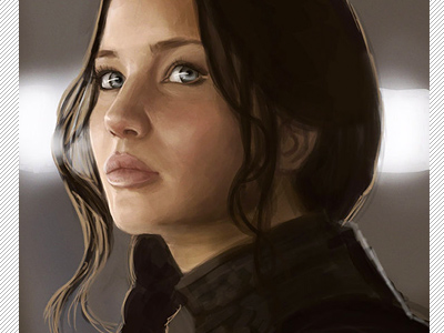 The Mockingjay fan art illustration jennifer lawrence katniss everdeen mockingjay the hunger games