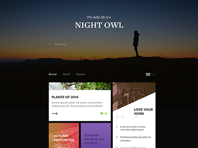 Blog WIP blog colour design gradient grid pracitce ui ux web