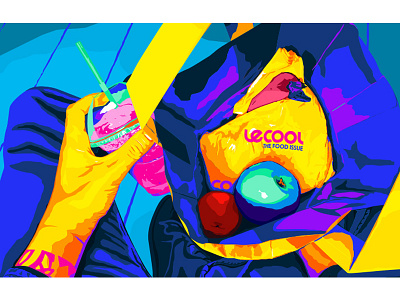 Le Cool Dublin - The Food Issue bright colour design dublin food illustration ireland le cool dublin lecool the food issue vector vibrant