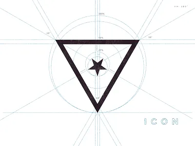Simple Icon icon simple star triangle