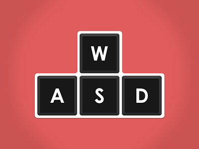 Keyboard Controls - Sticker Mule Playoff keyboard sticker wasd