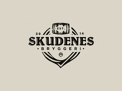 Brewery badge beer branding crest emblem icon illustration logo texture vector vintage