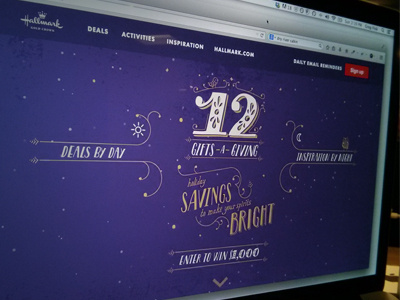 Hallmark 12 Days design web