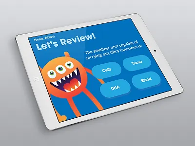 Educational App Concept app education ipad learning school simple ui user experience ux